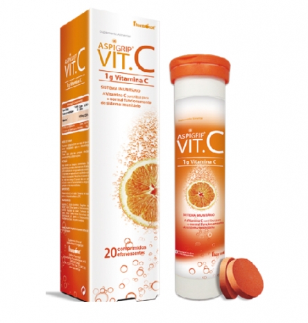 Vitamina C Natural 1g 20 comp. efervescente
