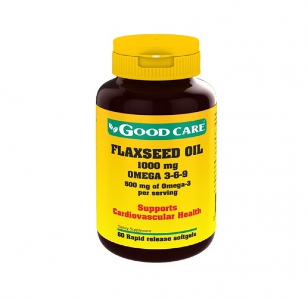 FLAXSEED OIL 1000 mg 60 softgels