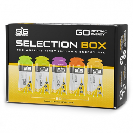 GO Isotonic Energy Gel 60ml Pack 20 géis em 5 sabores