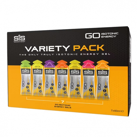 GO Isotonic Energy Gel Variety 7 Pack