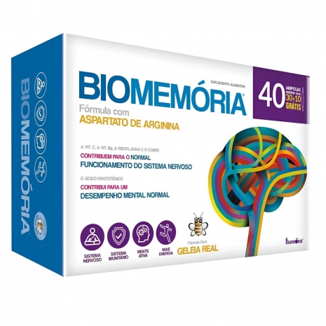 Biomemória 30+10 ampolas 