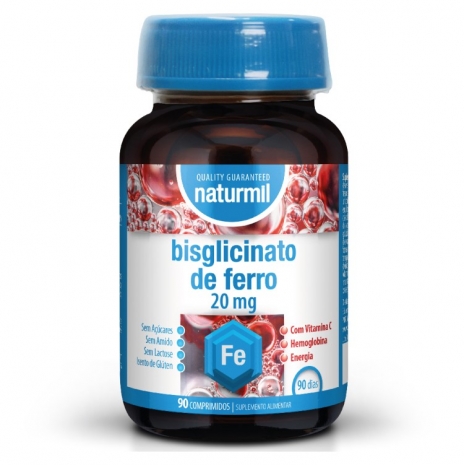 Bisglicinato de Ferro 20mg 90comp