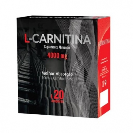 l carnitina ampolas L-CARNITINA SLIM 3000mg 20 L-Carnitina 4000 Extra Forte 