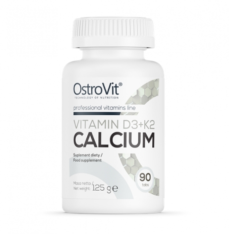 Vitamin D3 + K2 + Calcium 90tabs