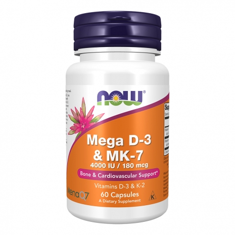Mega D-3 & MK-7 4000 IU 180mcg 60caps