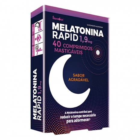 Melatonina Rapid 1.9mg 40 comp. mastigáveis