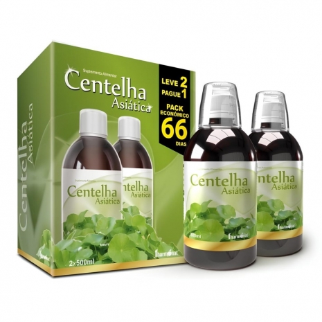 Pack Centelha Asiática 2x500ml
