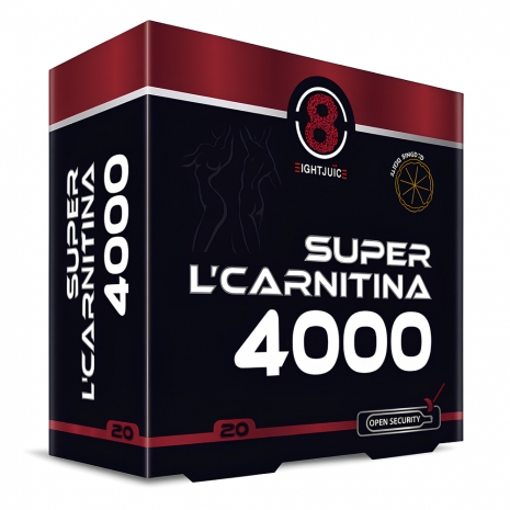 Super L-Carnitina 4000mg 20 ampolas