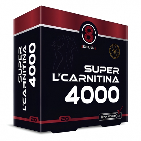 Super L-Carnitina 4000mg 20 ampolas