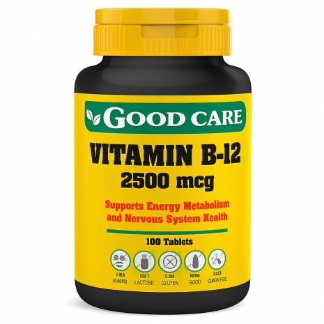 Vitamin B-12 2500mcg 100 sublingual tabs