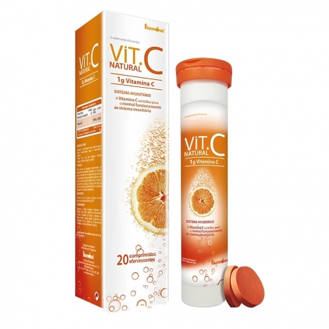 Vitamina C Natural 1g 20comp. efervescentes