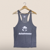 My Tank Top Muscle - Gray/White