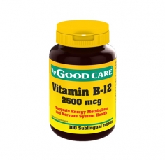 Vitamin B-12 2500mcg 100 sublingual tablets