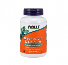 Magnesium & Calcium with Zinc, Vitamin D3 100tabs