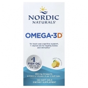 Omega 3D Lemon 120 softgels
