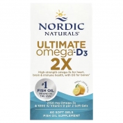 Ultimate Omega-D3 2X 60softgels